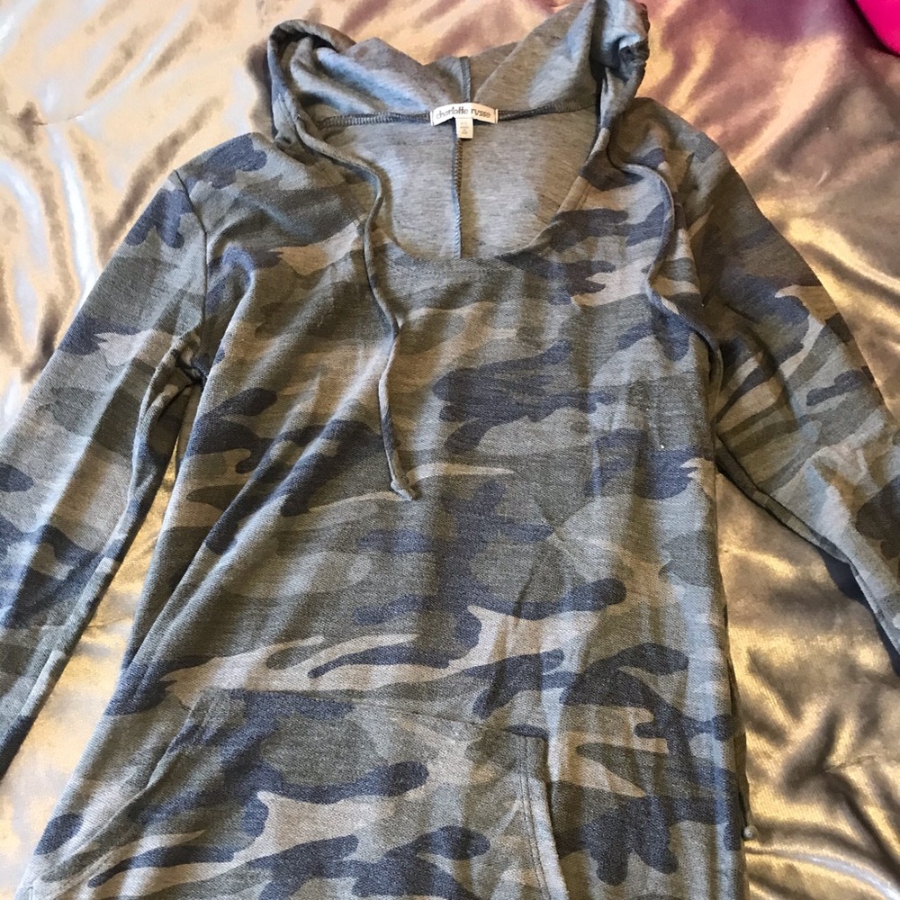Camo hooded dress